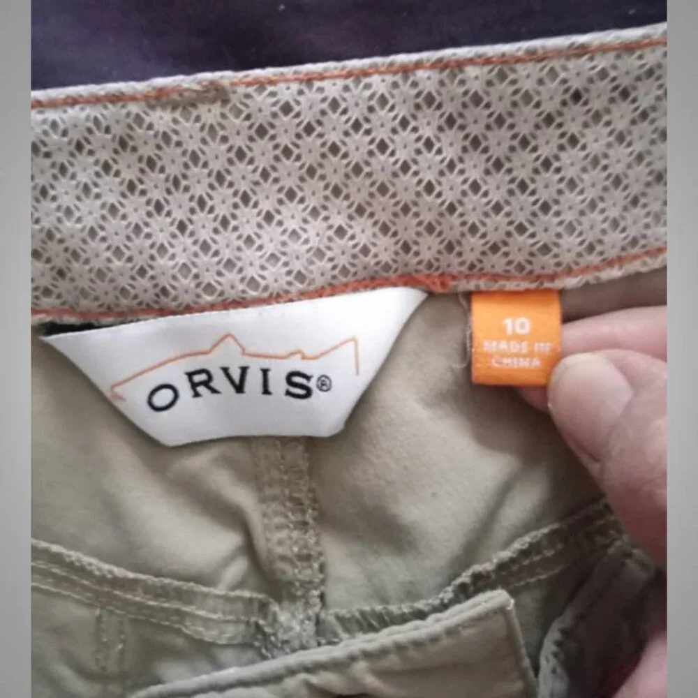 ORVIS Jackson quick dry convertible shorts women's size 10 TAN - Picture 7 of 9
